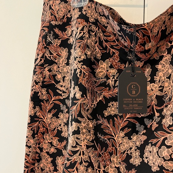 Copper & Black Cally Jaquard Skirt - Picture 9 of 12